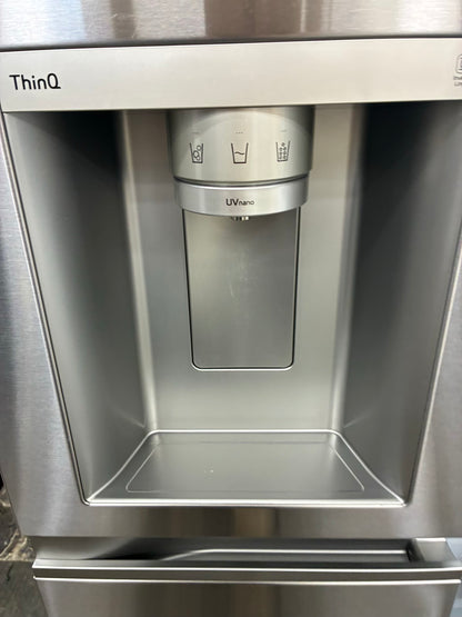 LG side by side refrigerator stainless steel 36” water dispenser ice maker