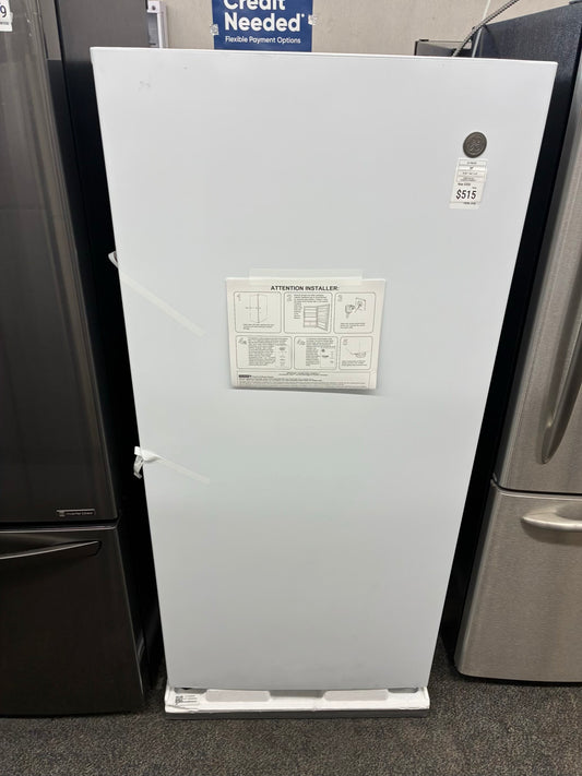 GE Upright Freezer Refrigerator 28” white BRAND NEW