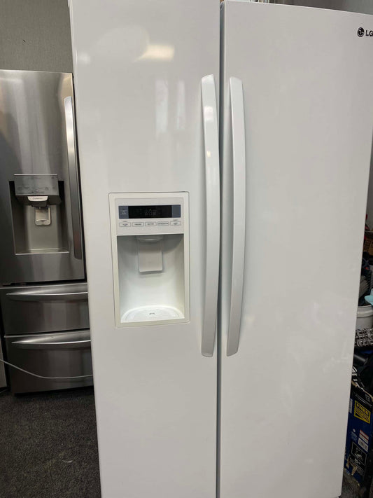 LG side x side refrigerador stainless steel w/water ice dispenser 36 in