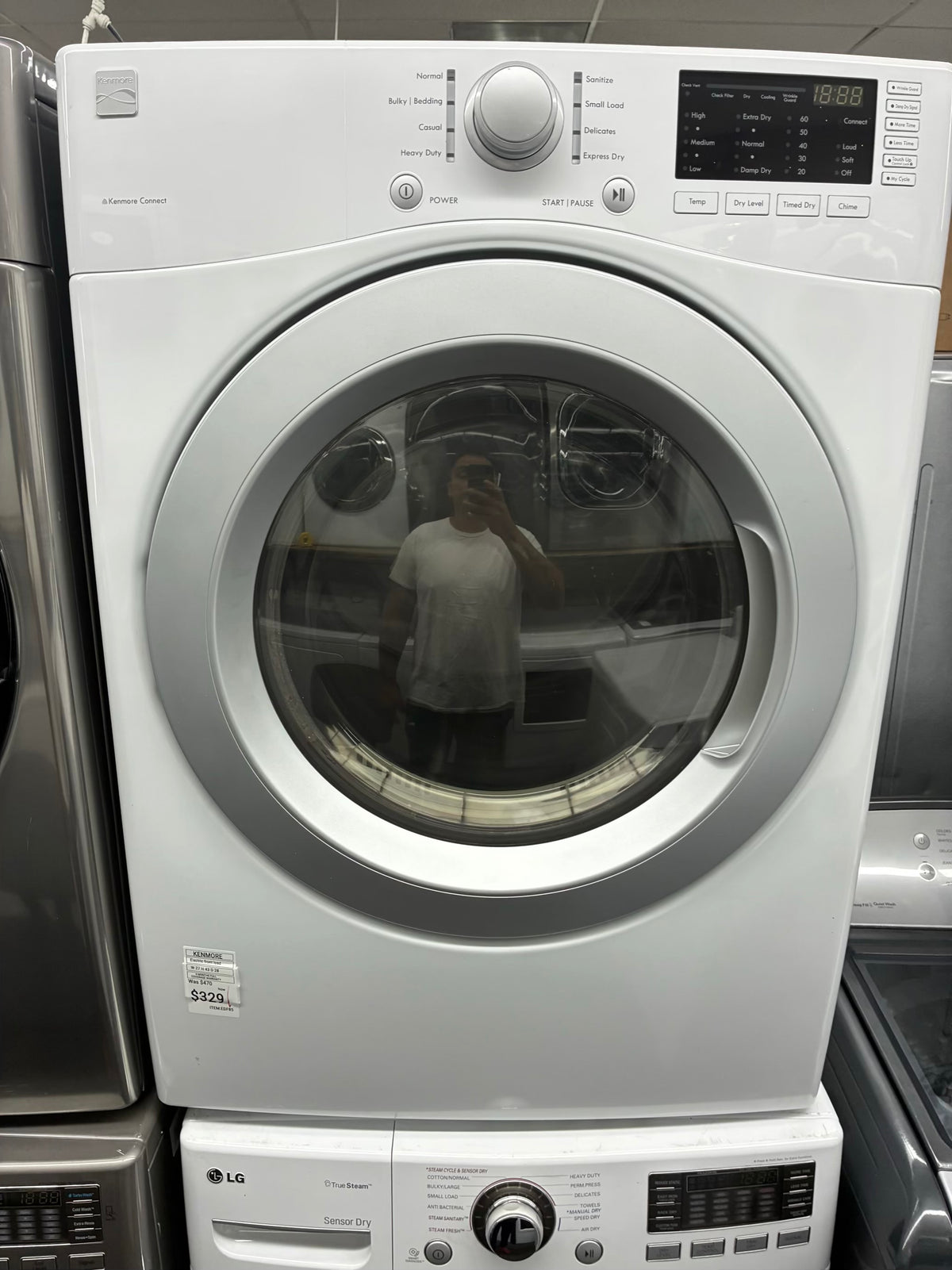 Kenmore Electric Dryer 27” front load