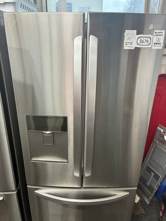 LG French door refrigerator slate stainless steel 30”, Ice Maker BLACK FRIDAY SALE