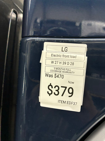 LG Electric Dryer 27” Blue