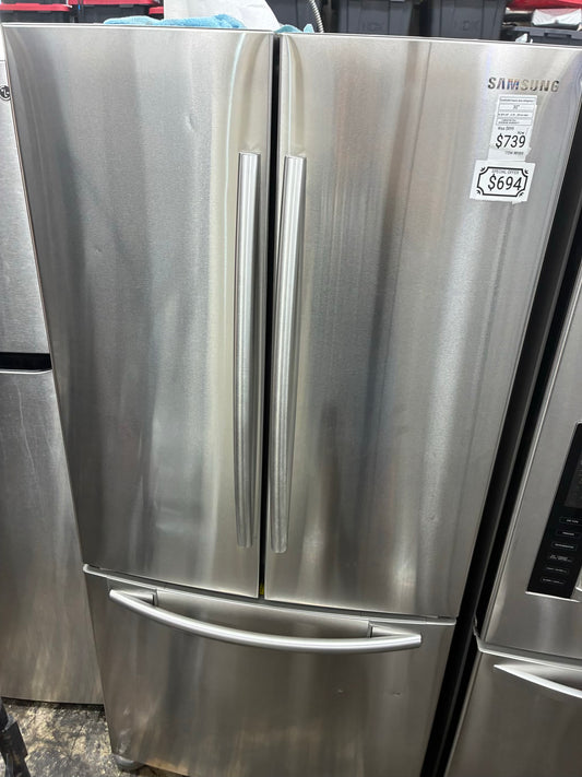 Samsung French door refrigerator stainless steel 30”