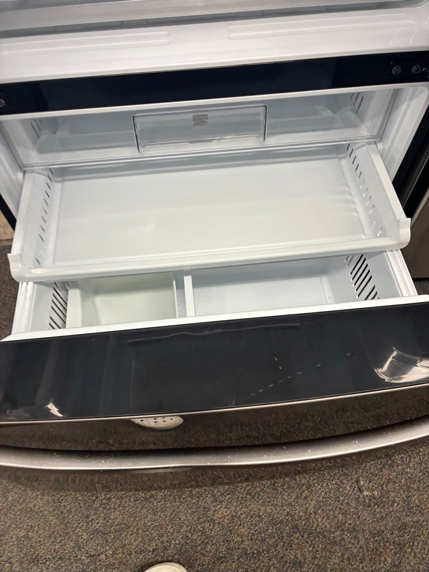 KENMORE French door refrigerator stale stainless steel 36” ice maker water dispenser
