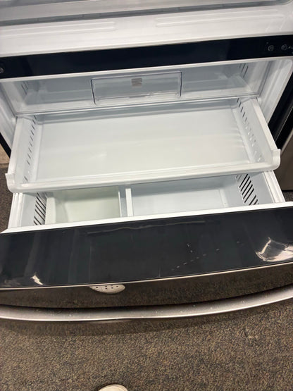 KENMORE French door refrigerator stale stainless steel 36” ice maker water dispenser