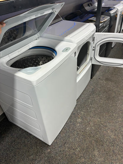 GE electric washer and dryer 27” top load