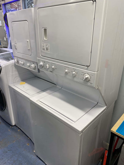 - Item: #LC74M kenmore laundry center  washer and dryer set electric 220v stackable 27”