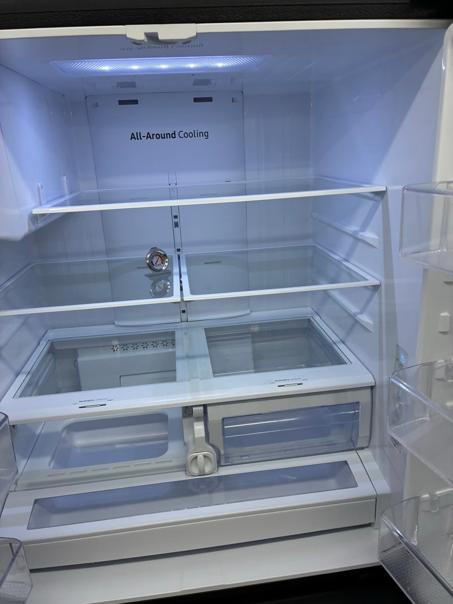 Samsung French door refrigerator stale stainless steel 36” ice maker water dispenser