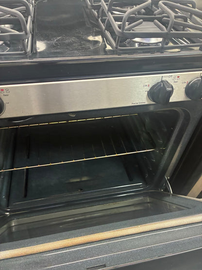 GE Gas Range Black 4 Burners 30”