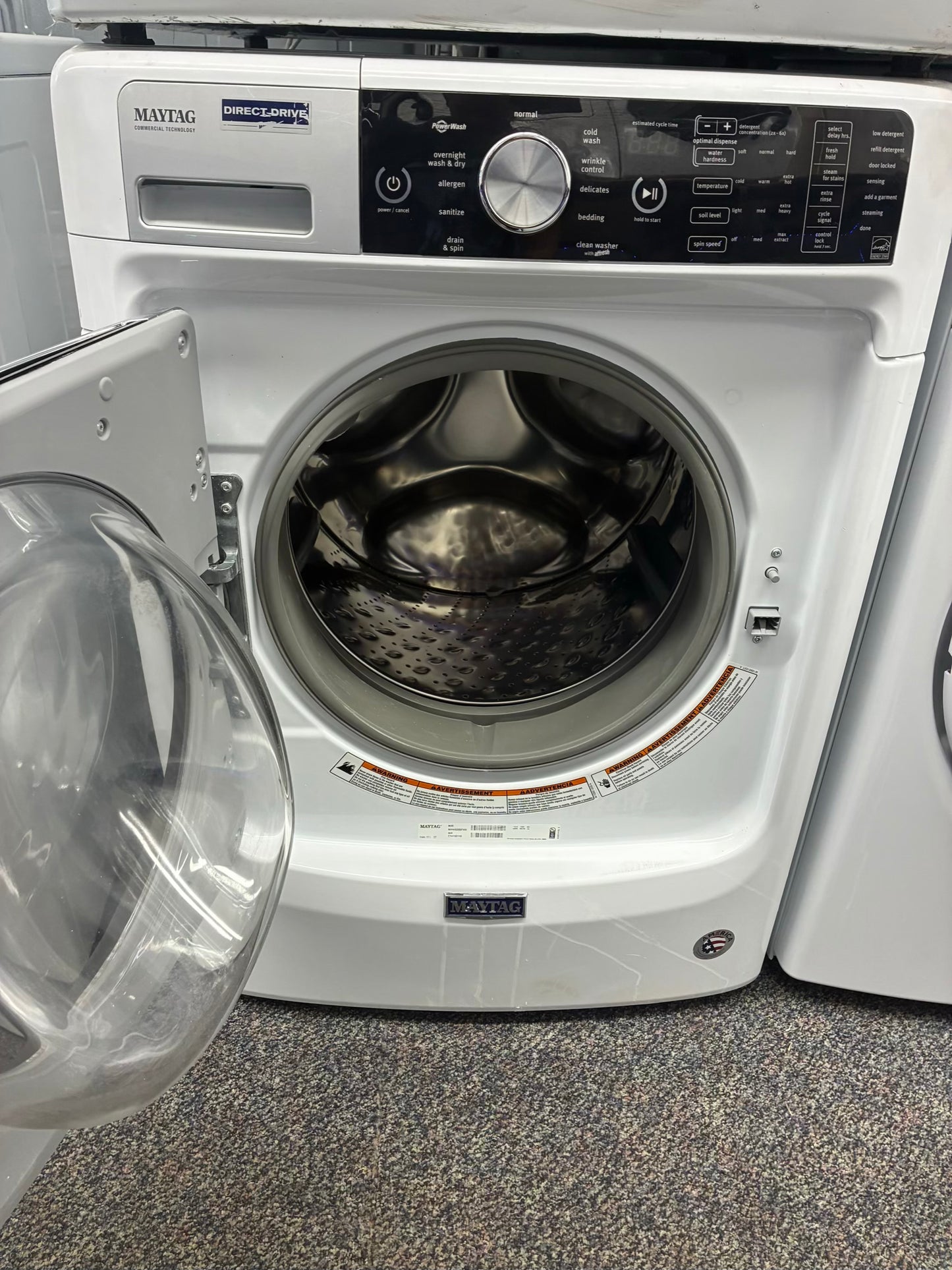 Gas Front load set Maytag washer and gas Kenmore dryer 27” large capacity