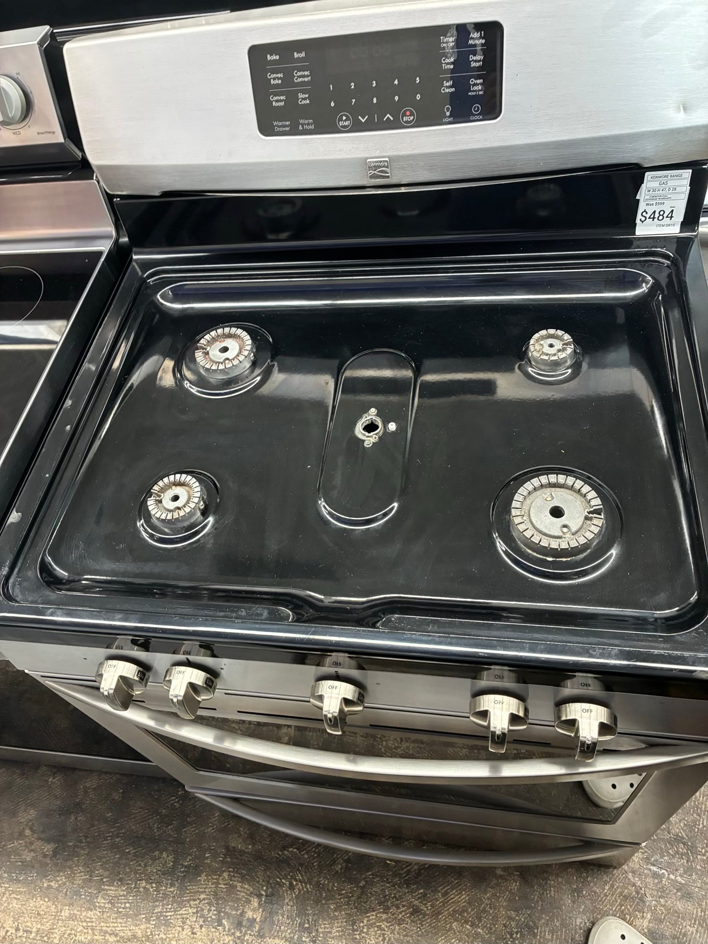 Kenmore Gas Range Stainless Steel 5 Burners 30” (Copy)