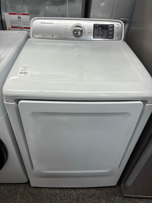 Samsung electric dryer 27” large capacity white