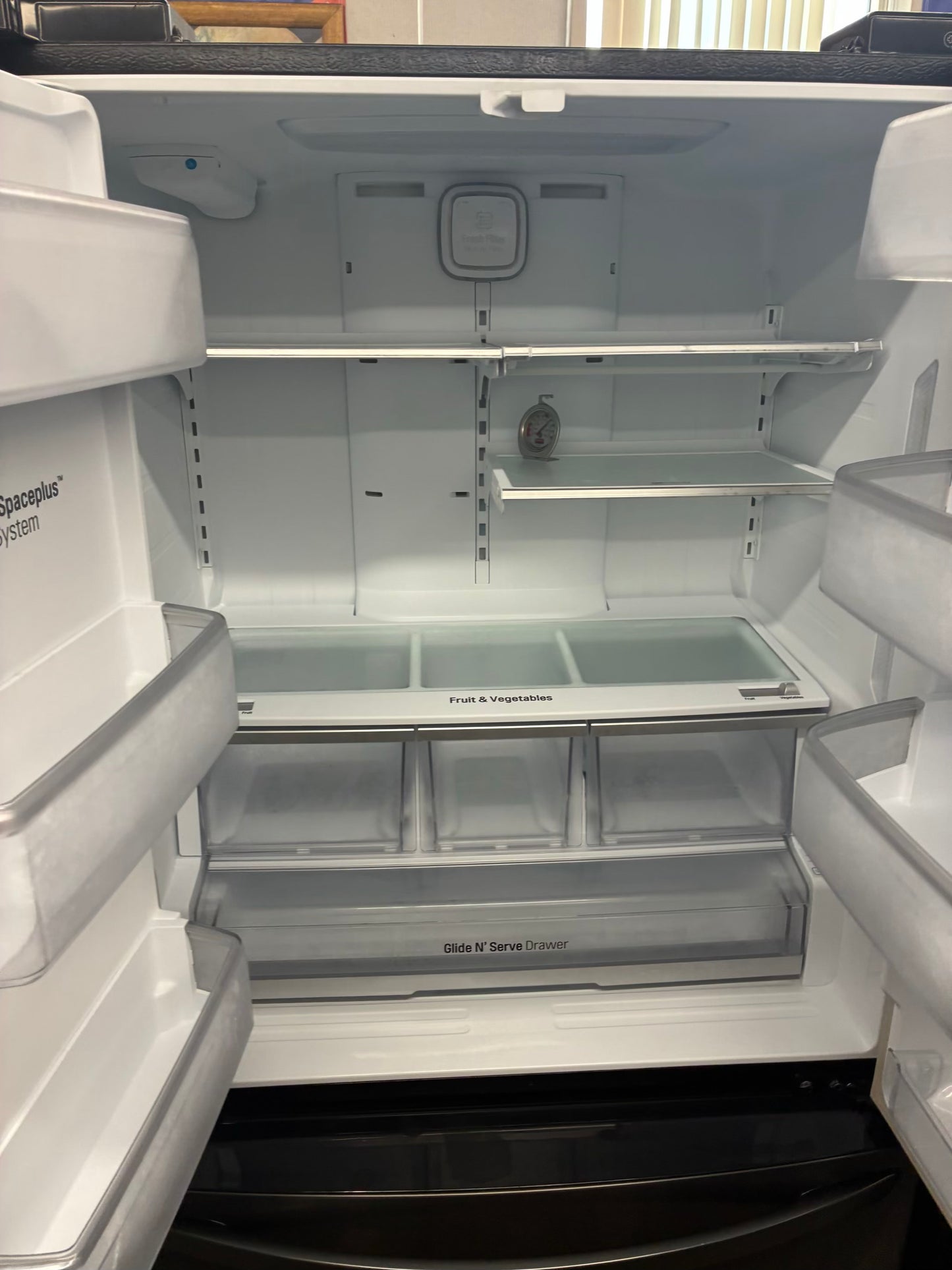 LG French door refrigerator stale stainless steel 36” ice maker water dispenser