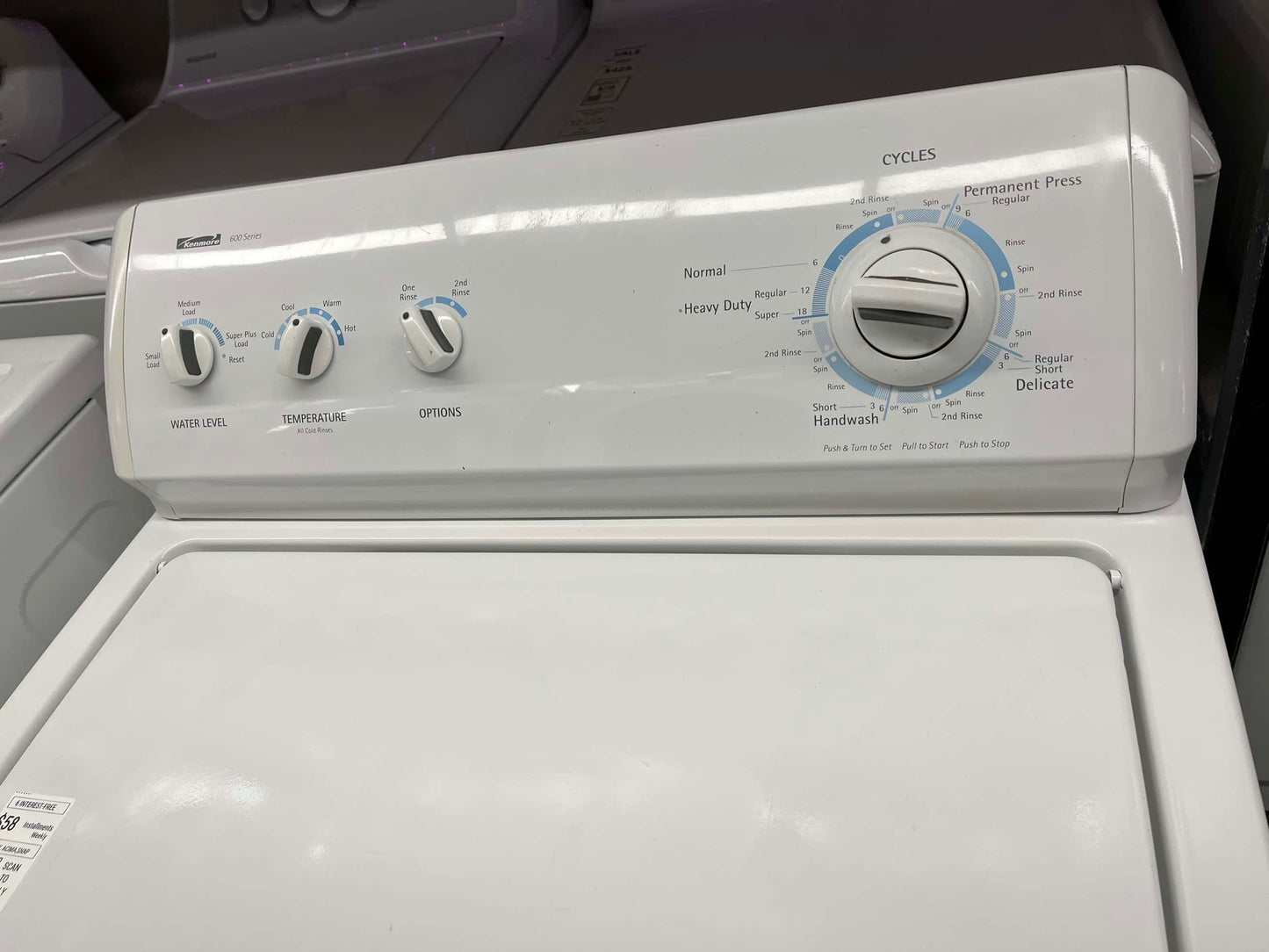 - ITEM: #W49C kenmore electric dryer 27  inc