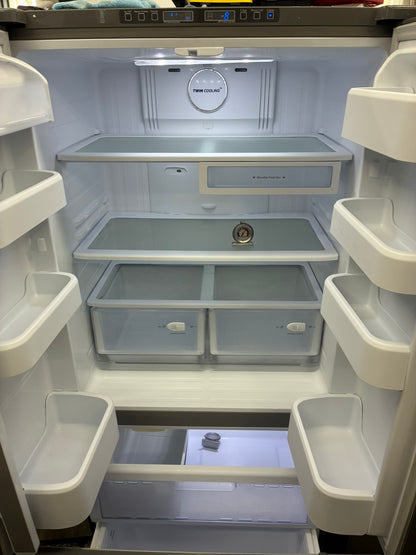 Samsung French door refrigerator stainless steel 30”