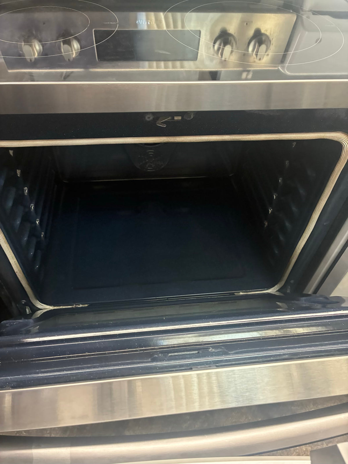 Samsung electric range stainless steel 30” 5 burners