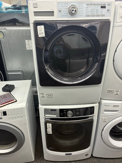 Gas Front load set Maytag washer and gas Kenmore dryer 27” large capacity
