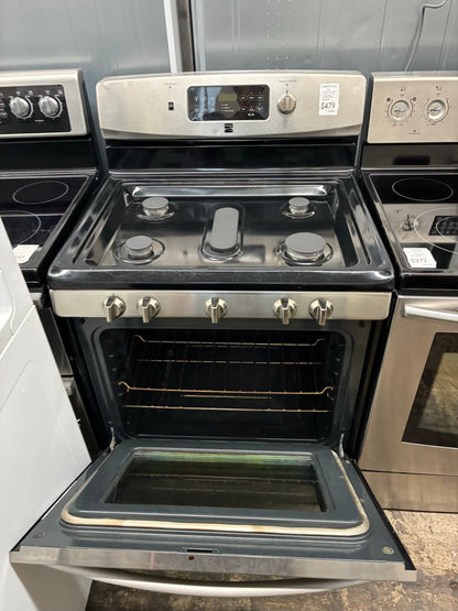 Kenmore Gas Range Stainless Steel 5 Burners 30”