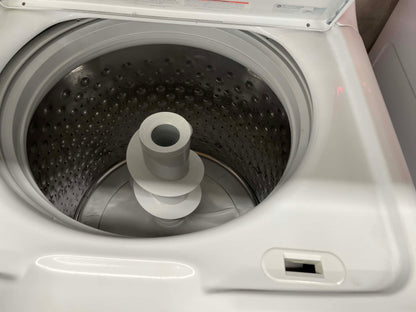 - ITEM #GD63C GE washer and gas dryer white top load 27 inch large capacity