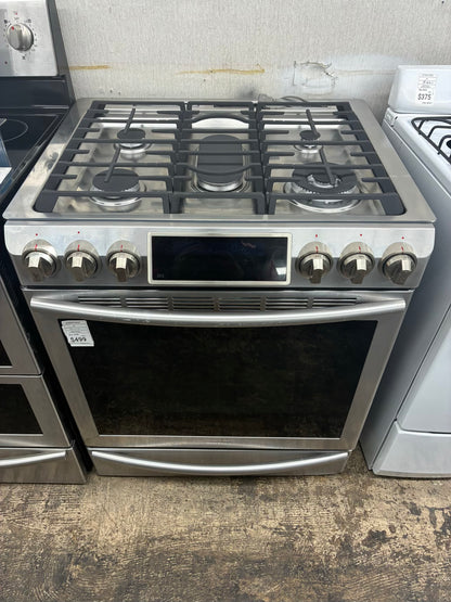 Samsun Gas Range Stainless Steel 5 Burners 30”