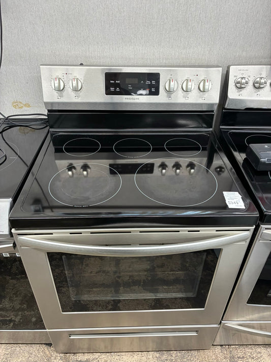 Frigidaire electric range black 5 burners 30”