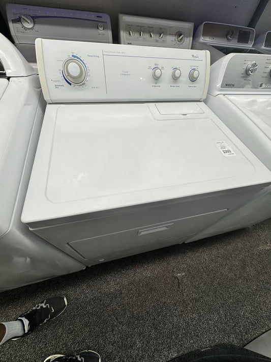 Whirpool gas dryer commercial quality..super capacity