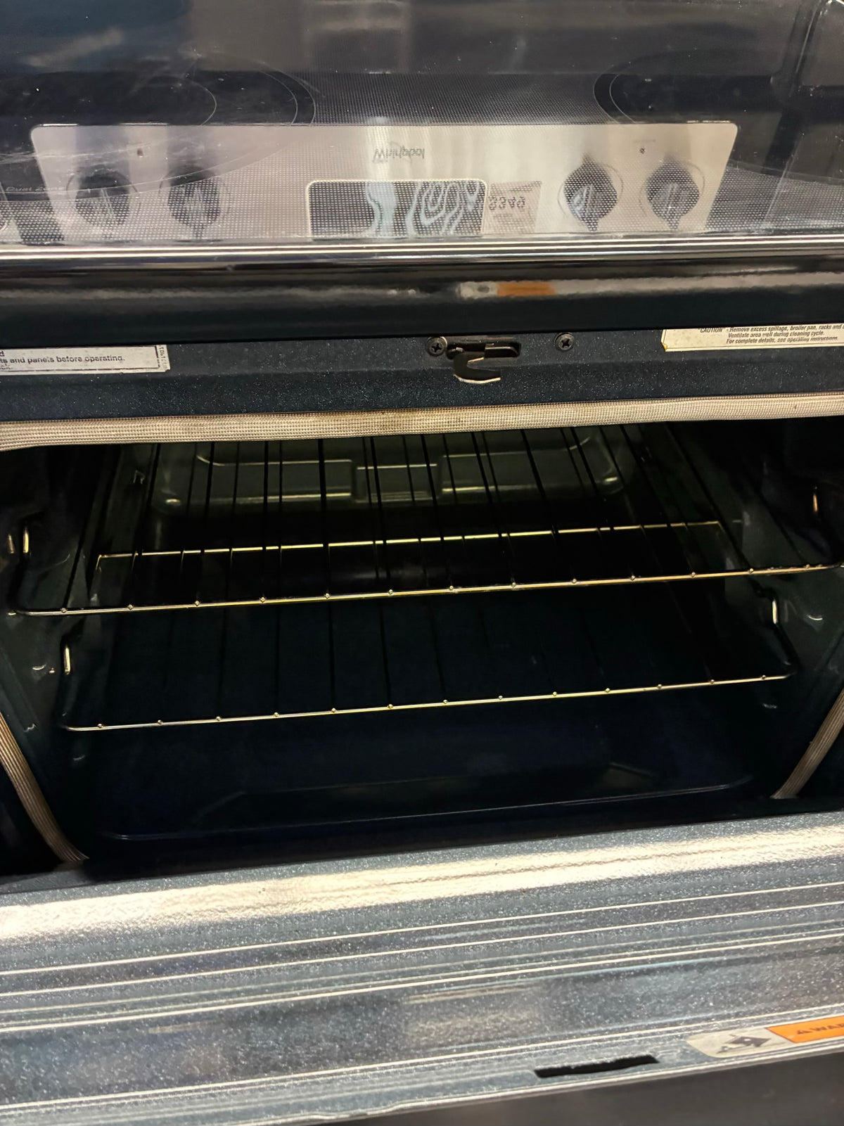 Whirlpool electric range stainless steel 30”