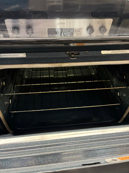 Whirlpool electric range stainless steel 30”