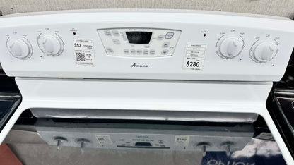 Amana electric range white