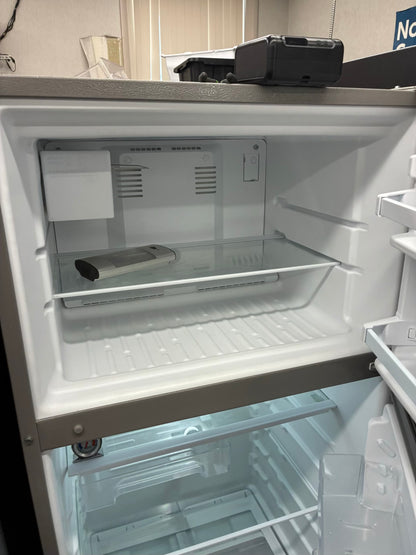 Whirlpool top freezer refrigerator stainless steel 28l