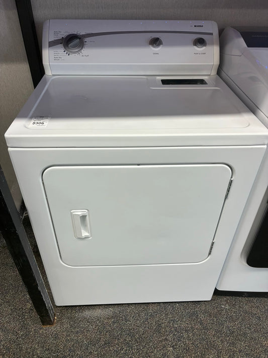 Kenmore gas dryer 29” large capacity white
