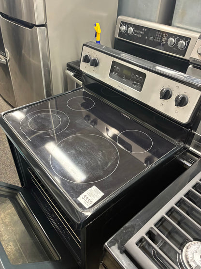 Frigidaire electric range stainless steel 30”
