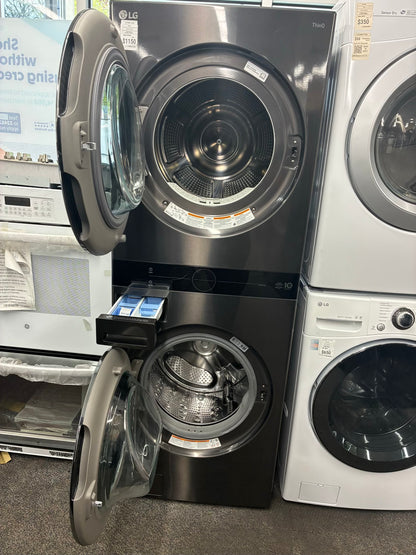 LG laundry center  washer and dryer set ELECTRIC 27” ventless