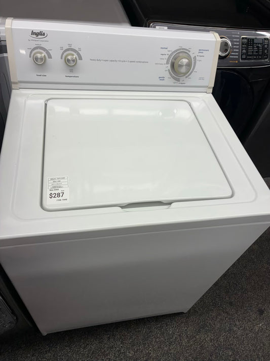 INGLIS top load washer  large capacity side x side 27”