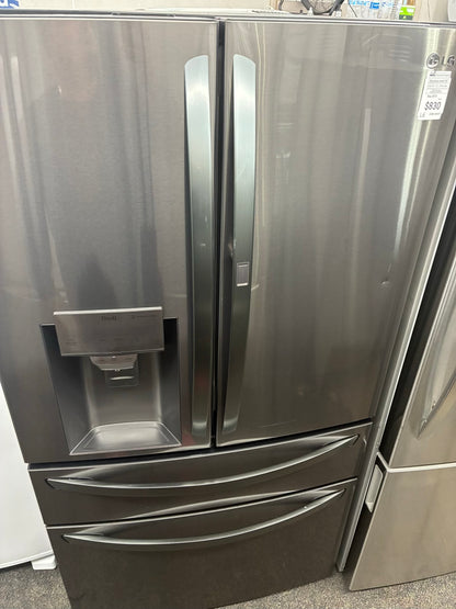 LG french door refrigerator slate stainless steel with ice maker 36”