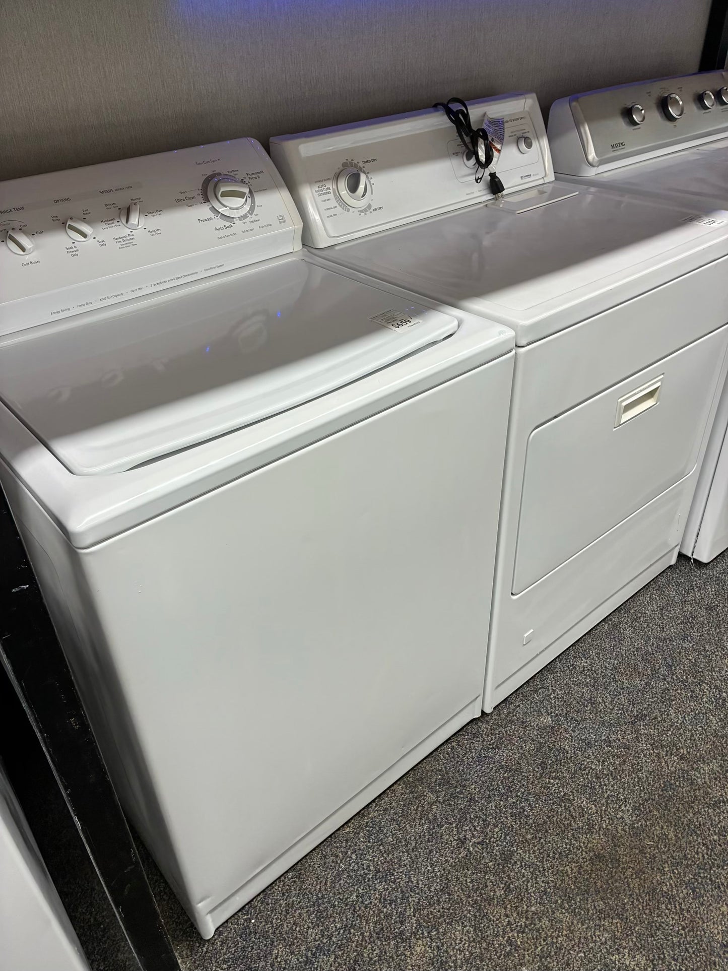 Kenmore gas washer 27” and dryer 29” top load