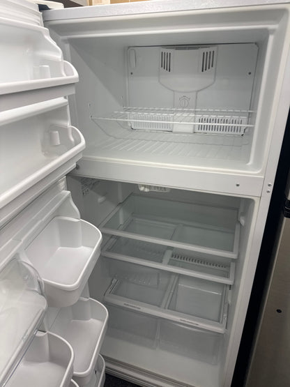 ITEM: #RF29A kenmore top  freezer white refrigerator  30” in