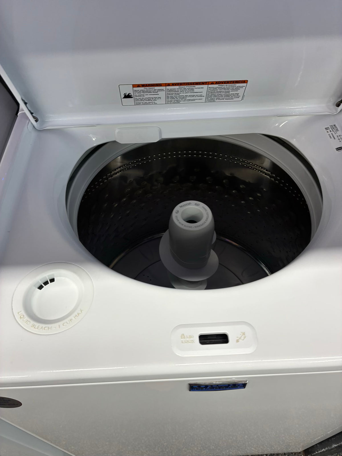 Maytag electric washer and dryer 27” top load