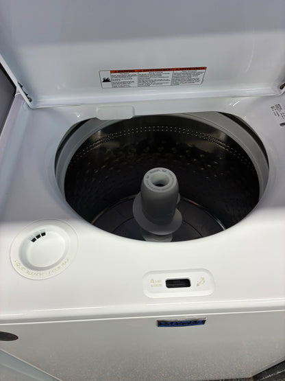 Maytag electric washer and dryer 27” top load