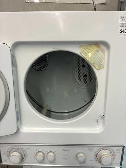 whirlpool laundry center  washer and dryer set electric stackable 24”