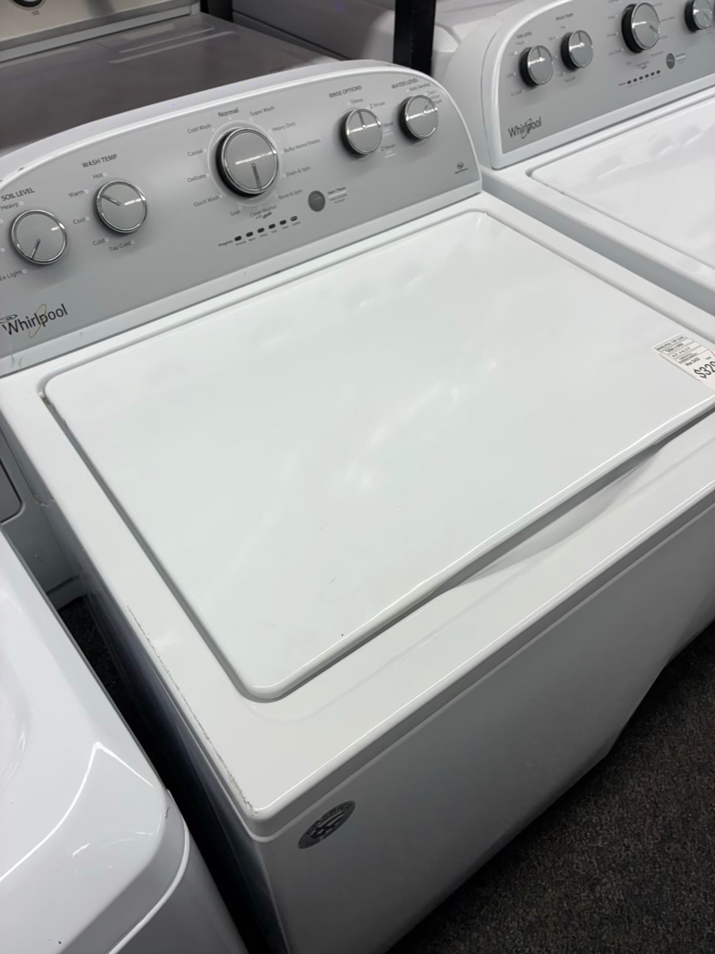 Whirlpool top load washer 27” large capacity