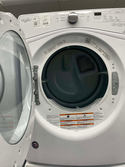 - Item: #GD29N Whirlpool front load washer and dryer set GAS stackable 27”