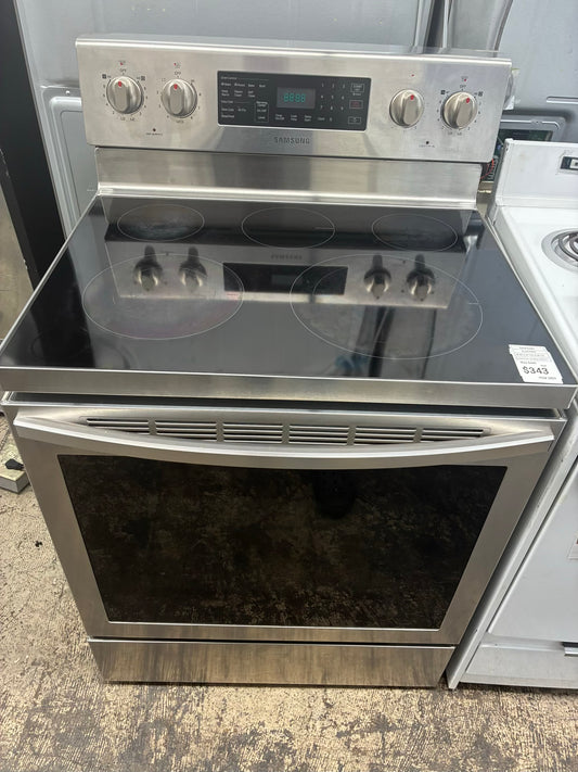 Samsung electric range stainless steel 30”