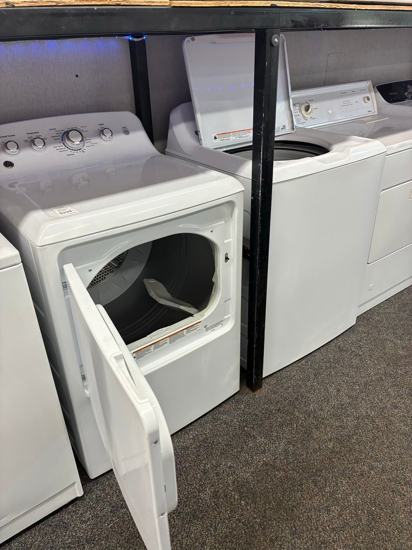 GE WASHER N DRYER TOP LOAD ELECTRIC 27”
