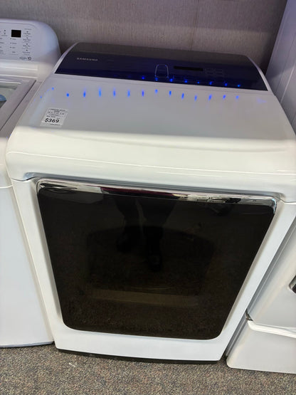 Samsung gas dryer 27” large capacity white