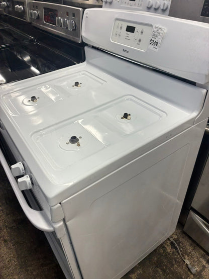 Kenmore Gas Range white 4 Burners 30”