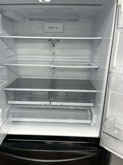 - ITEM: #RF49S  LG four door refrigerator stainless steel 36” with water dispenser and ice maker inside
