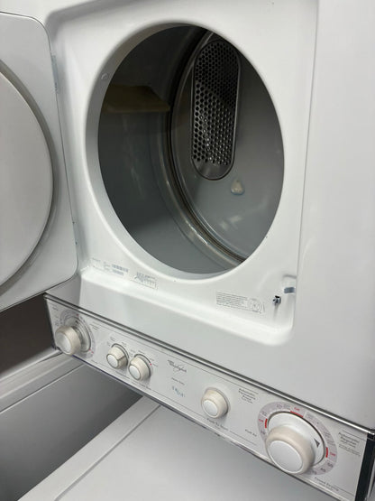 Whirlpool laundry center  washer and dryer set gas stackable 24”