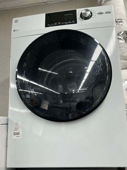 ^ ITEM #ED72Y  GE  front load electric dryer 220v large capacity stackable 27”