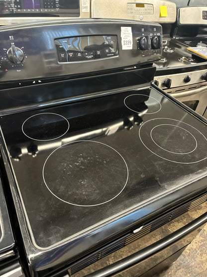 GE electric range stainless steel 30” 4 burners